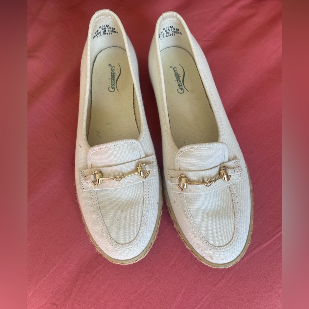 Canvas loafers!